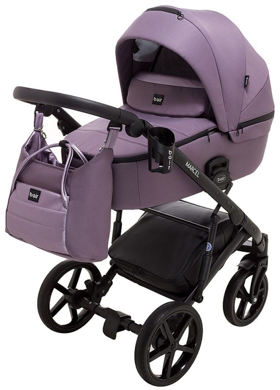 Коляска 2 в 1 Bair Marcel Soft BM-42 сирень
