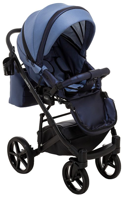 Коляска 2 в 1 Bair Marcel Soft BM-43 синий
