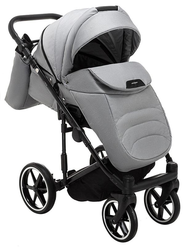 Коляска 2 в 1 Adamex Porto Light Tip TK-83 сірий