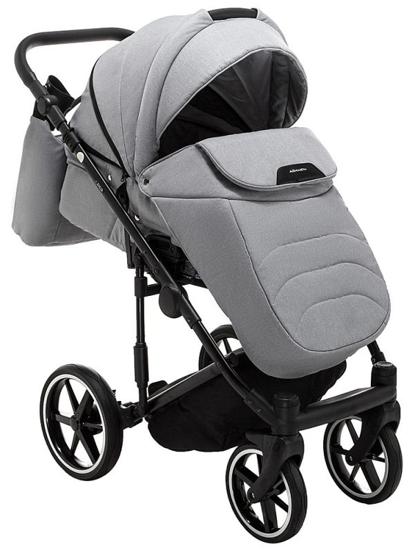 Коляска 2 в 1 Adamex Porto Light LUX TK-56 серый
