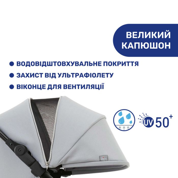 Прогулочная коляска Chicco WE Cool Grey