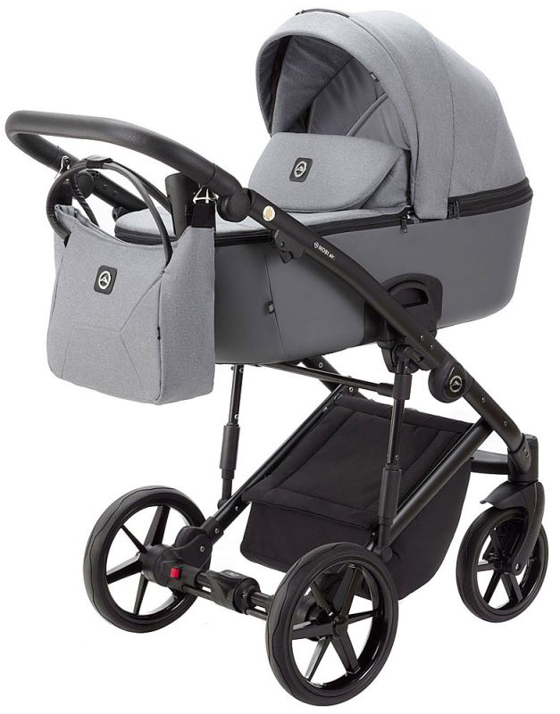 Коляска 2 в 1 Adamex Mobi Air (Thermo) ECO шкіра 100% PS-113
