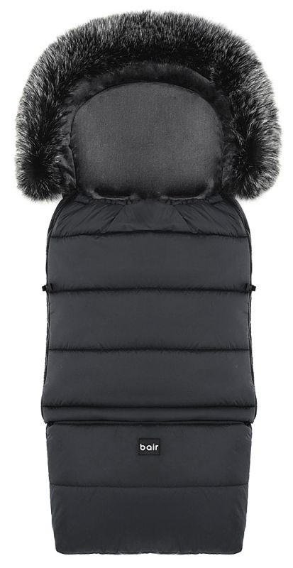 Зимовий конверт Bair Arctic з подовженням  чорний (black noire)