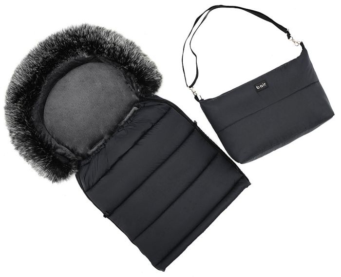 Зимовий конверт Bair Arctic з подовженням  чорний (black noire)
