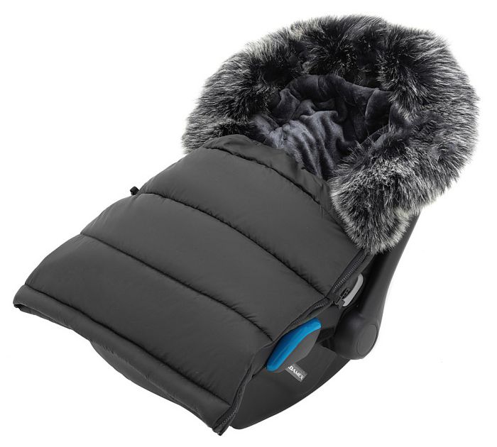 Зимовий конверт Bair Arctic з подовженням  чорний (black noire)
