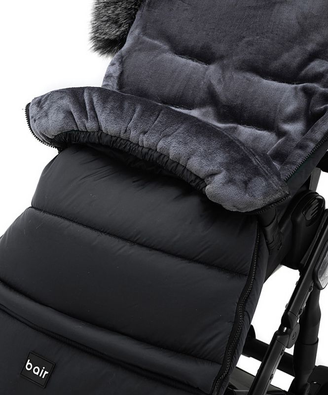 Зимовий конверт Bair Arctic з подовженням  чорний (black noire)