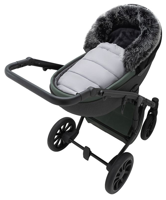 Зимовий конверт Bair Arctic з подовженням  сірий (owl grey)