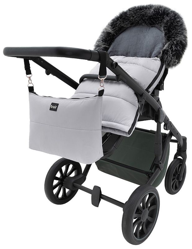 Зимовий конверт Bair Arctic з подовженням  сірий (owl grey)