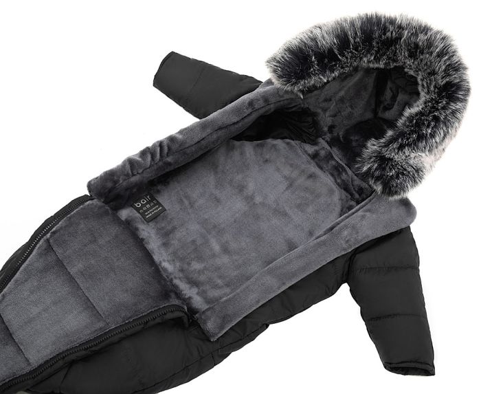 Зимовий конверт Bair North premium  чорний (black noire)