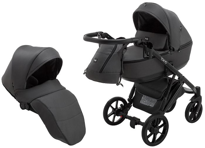 Коляска 2 в 1 Bair Tokyo Soft 37 графит
