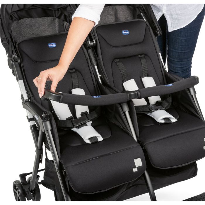 Прогулочная коляска для двойни Chicco Ohlala Twin Black