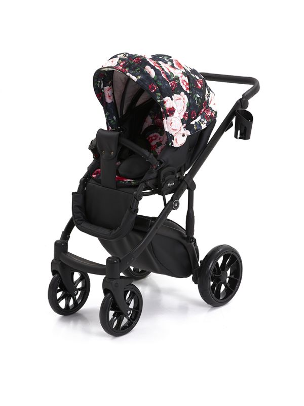 Коляска 2 в 1 Kidex K-Style Bloom of Rose Handle Black