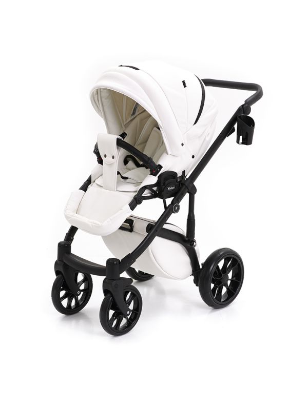 Коляска 2 в 1 Kidex K-Style Diamond White Handle Brown
