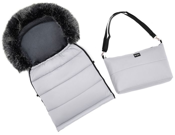 Зимовий конверт Bair Arctic з подовженням  сірий (owl grey)