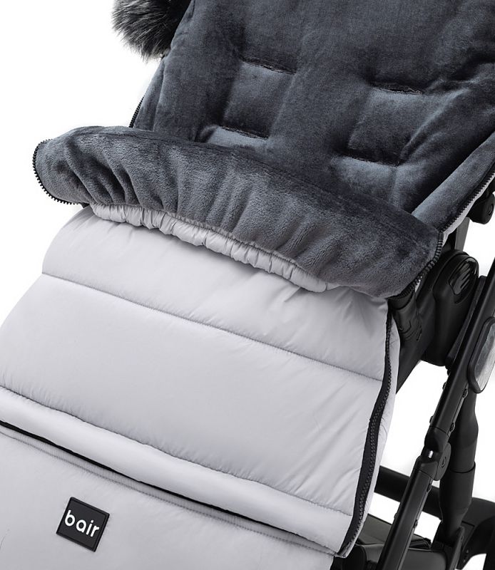 Зимовий конверт Bair Arctic з подовженням  сірий (owl grey)