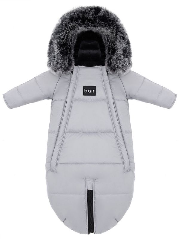 Зимовий конверт Bair North premium  сірий (owl grey)