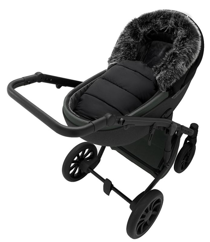 Зимовий конверт Bair Arctic з подовженням  чорний (black noire)