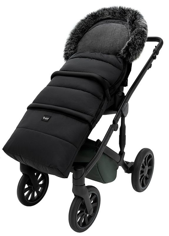 Зимовий конверт Bair Arctic з подовженням  чорний (black noire)