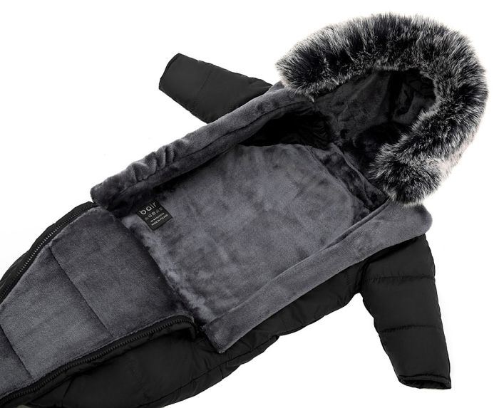 Зимовий конверт Bair North premium  чорний (black noire)