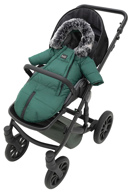 Зимовий конверт Bair North premium  зелений (jungle green)