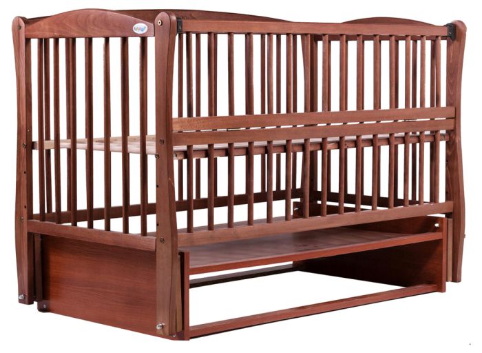 Ліжко Babyroom Еліт різьблення, маятник, відкидний бік DER-6 бук тик