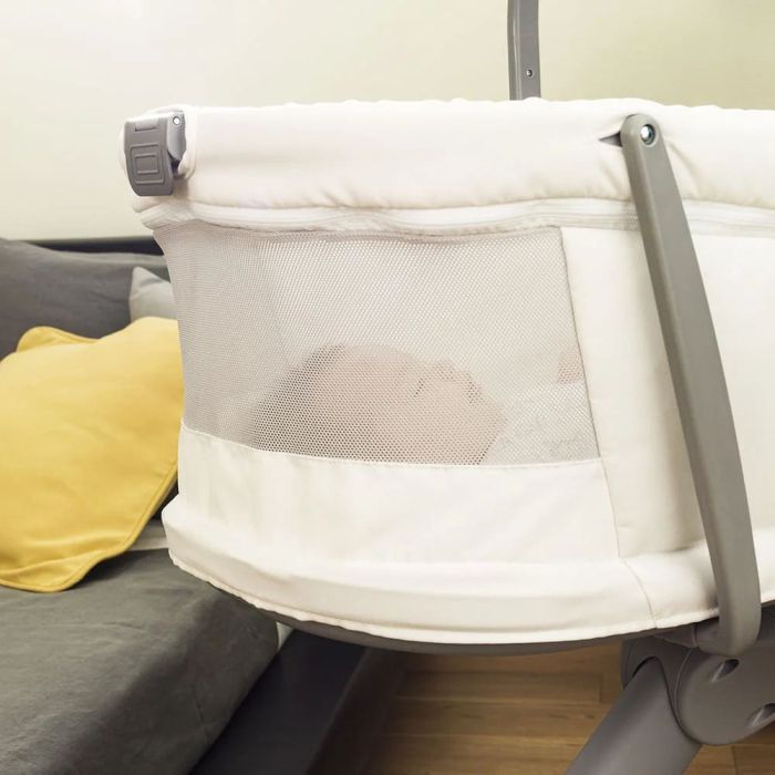 Кроватка-стульчик Chicco Baby Hug AIR 4 в 1 White Snow