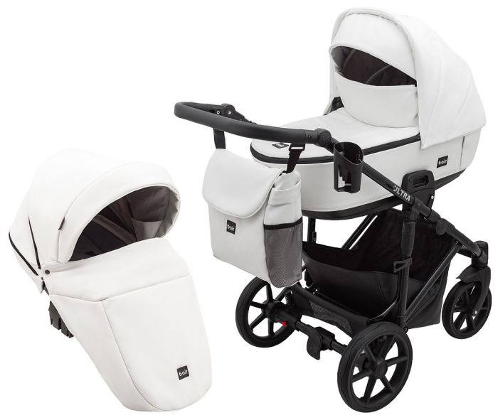 Коляска 2 в 1 Bair Ultra ECO U-75 слоновая кость
