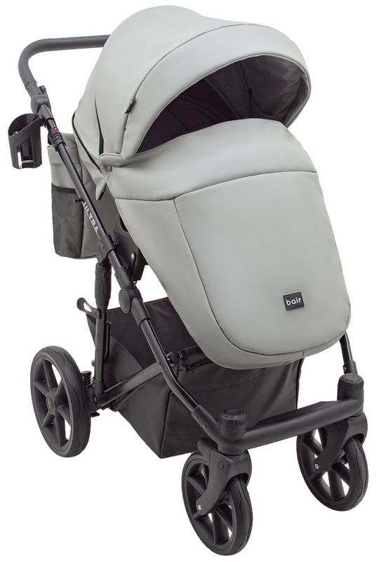 Коляска 2 в 1 Bair Ultra ECO U-45 светло-серый