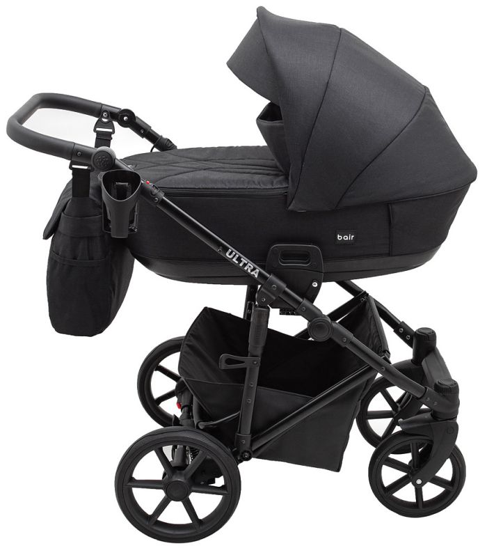 Коляска 2 в 1 Bair Ultra Soft U-452 чорний