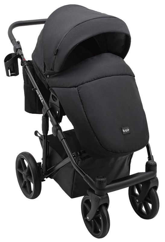 Коляска 2 в 1 Bair Ultra Soft U-452 чорний