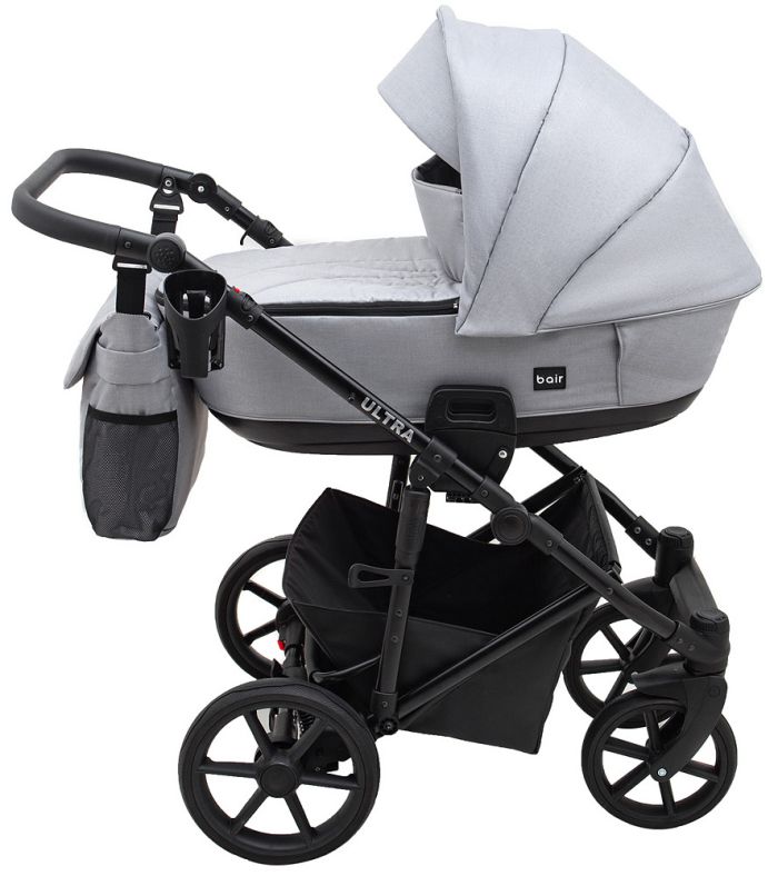 Коляска 2 в 1 Bair Ultra Soft U-218 сірий