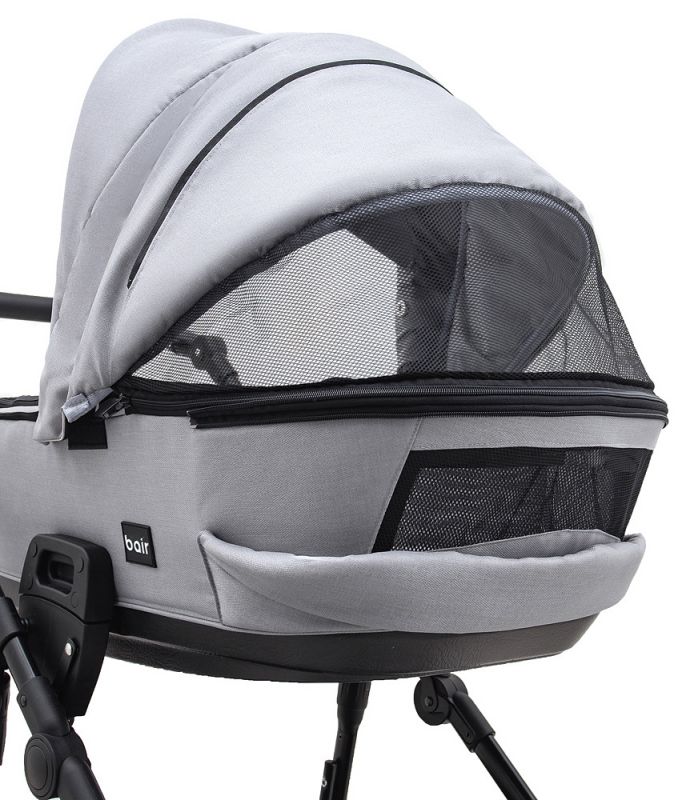 Коляска 2 в 1 Bair Ultra Soft U-218 сірий