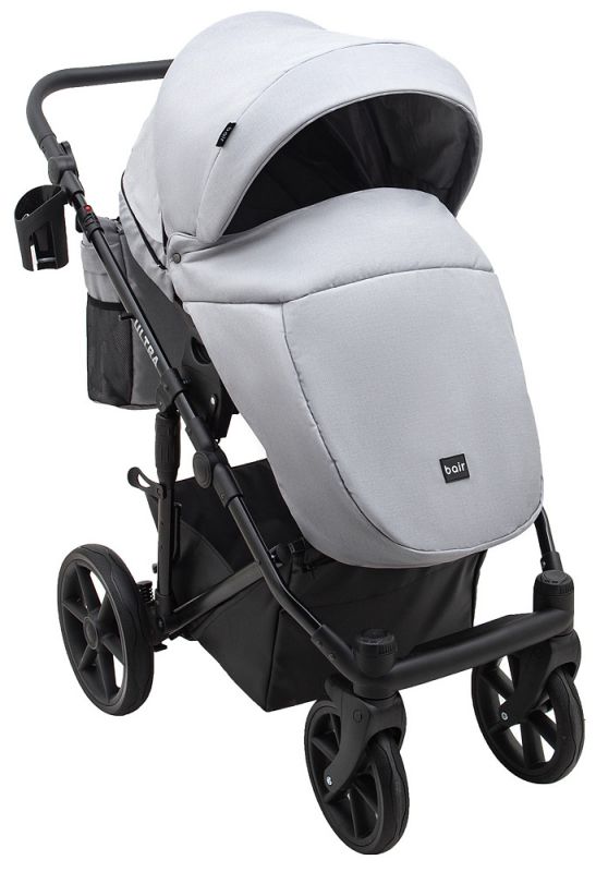 Коляска 2 в 1 Bair Ultra Soft U-218 сірий