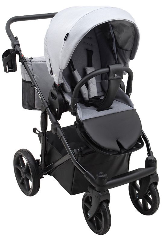 Коляска 2 в 1 Bair Ultra Soft U-218 сірий