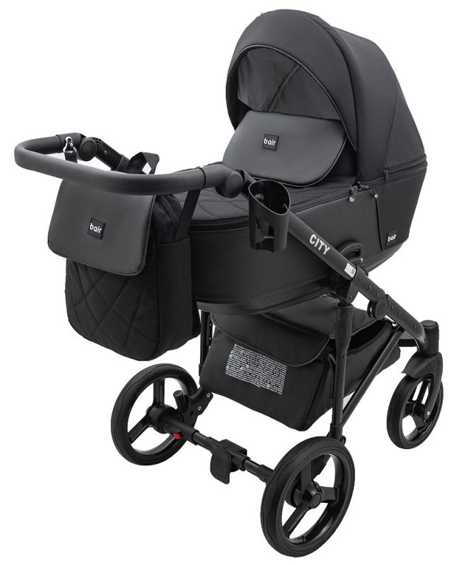 Коляска 2 в 1 Bair City Soft 452 чорний
