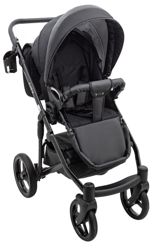 Коляска 2 в 1 Bair City Soft 452 чорний