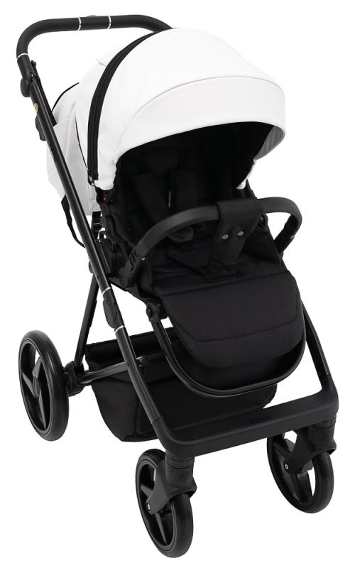 Коляска 2 в 1 Adamex Blanc Eco SA-1 белый
