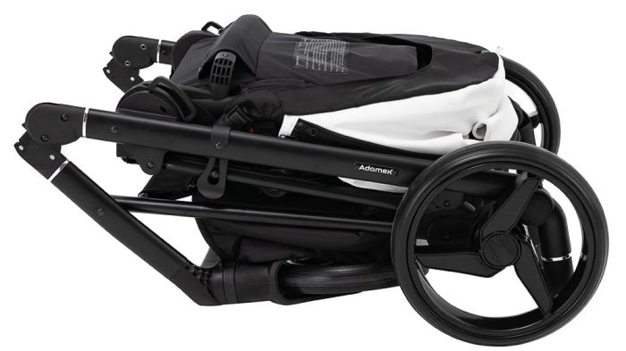 Коляска 2 в 1 Adamex Blanc Eco SA-1 белый