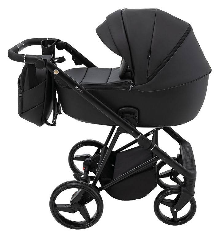 Коляска 2 в 1 Adamex Blanc Eco SA-2 черный
