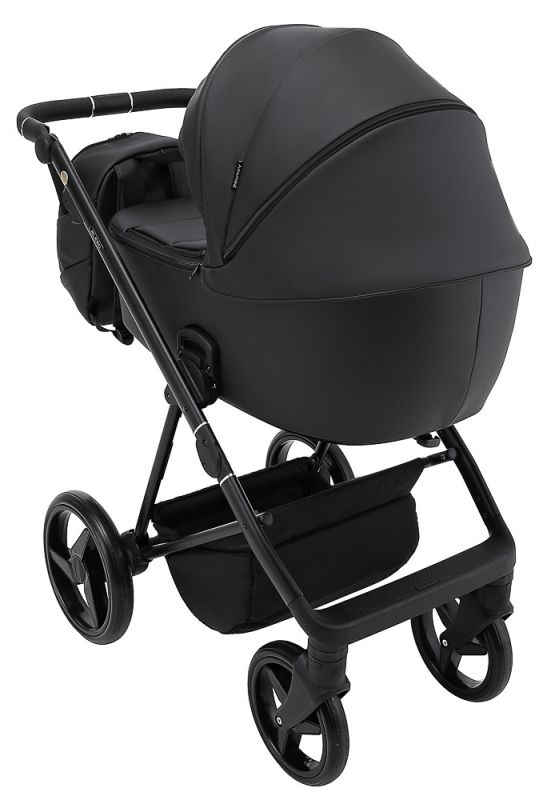 Коляска 2 в 1 Adamex Blanc Eco SA-2 черный