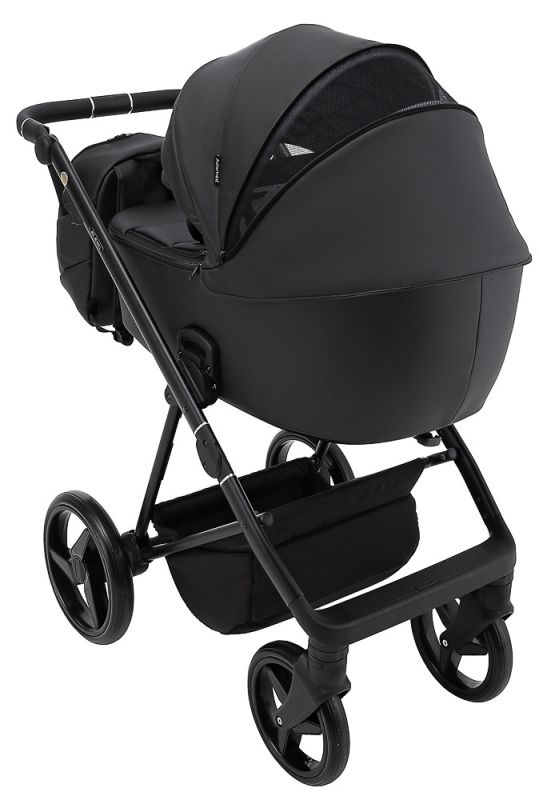 Коляска 2 в 1 Adamex Blanc Eco SA-2 черный