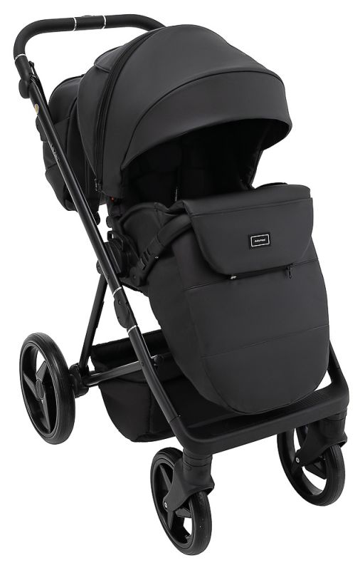 Коляска 2 в 1 Adamex Blanc Eco SA-2 черный