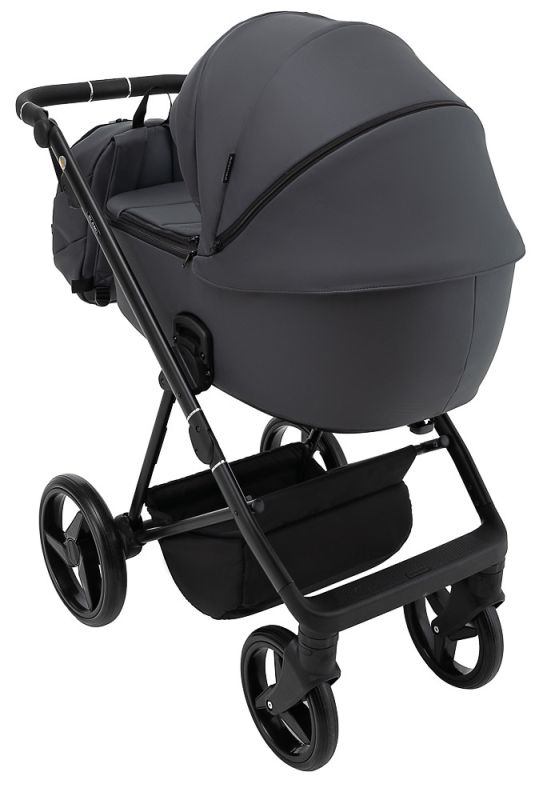 Коляска 2 в 1 Adamex Blanc Eco SA-5 графит