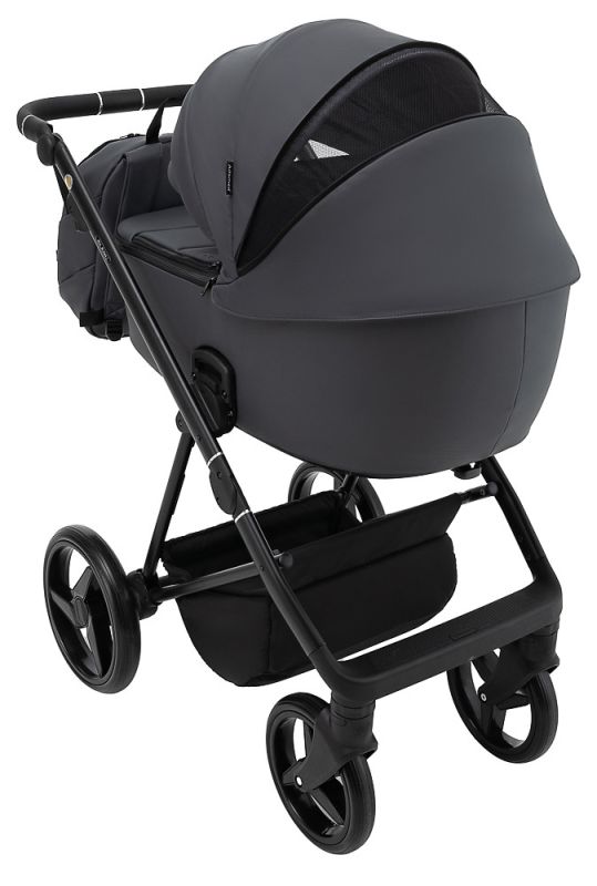 Коляска 2 в 1 Adamex Blanc Eco SA-5 графит