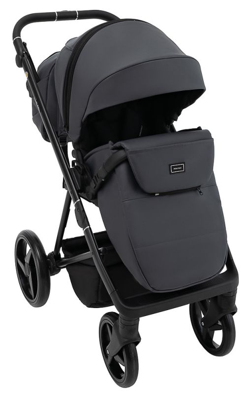 Коляска 2 в 1 Adamex Blanc Eco SA-5 графит