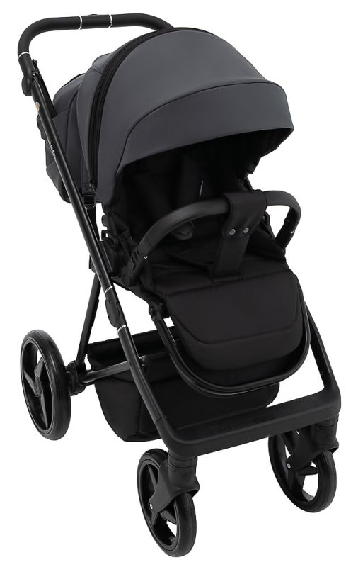 Коляска 2 в 1 Adamex Blanc Eco SA-5 графит