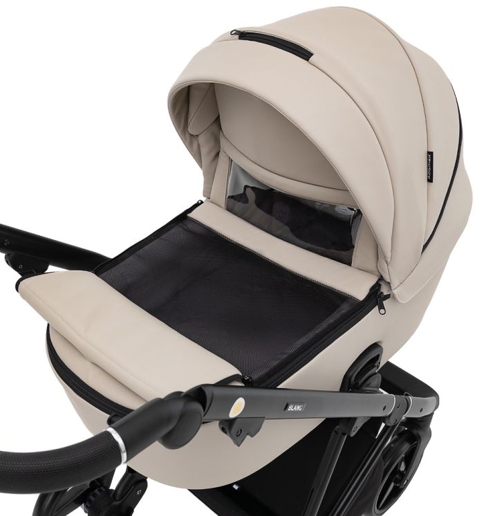 Коляска 2 в 1 Adamex Blanc Eco SA-7 латте