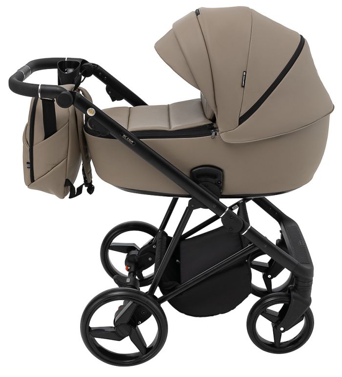 Коляска 2 в 1 Adamex Blanc Eco SA-9 темний капучіно