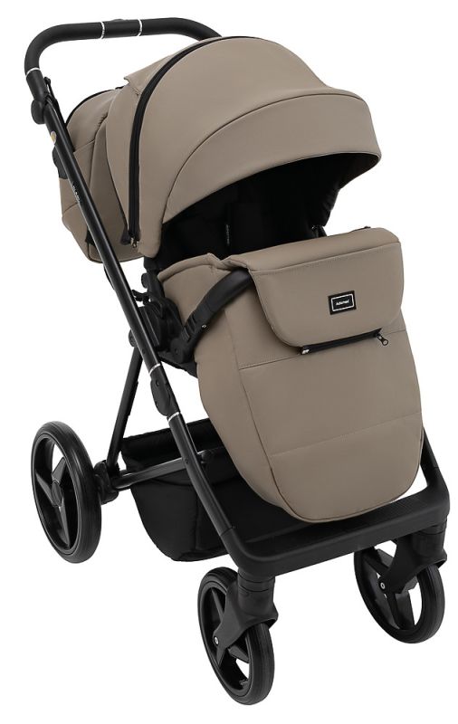 Коляска 2 в 1 Adamex Blanc Eco SA-9 темний капучіно