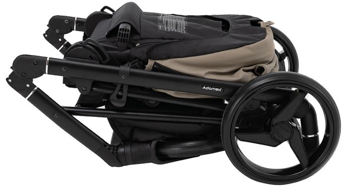 Коляска 2 в 1 Adamex Blanc Eco SA-9 темний капучіно